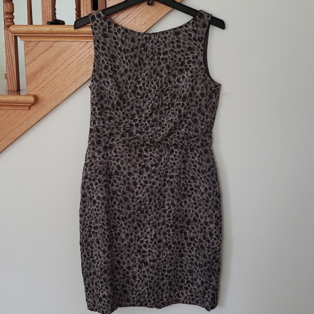 Ann Taylor Leopard Print Dress Women's